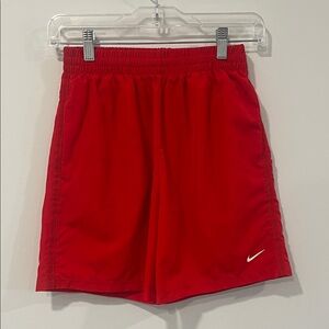 Nike Bright Red Youth Large Athletic Shorts
